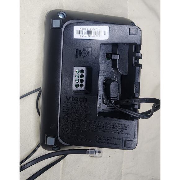 VTech CS6719 Handset Expandable Cordless Phone W/ Caller ID and Call Waiting. - Picture 4 of 5